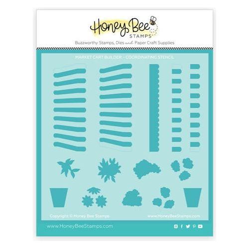 Honey Bee Market Cart Stencil hbsl-085