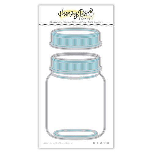 Honey Bee Mason Jar Vase Dies hbds-masjv in Package