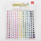 Honey Bee Rainbow Birthday Gem Stickers hbgs-032