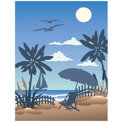 Honey Bee SHORELINE SCENE BUILDER Dies hbds-shrsb