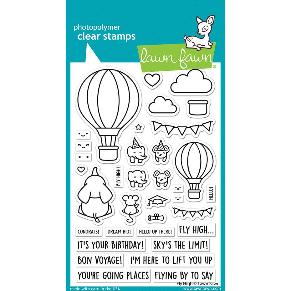 Lawn Fawn Fly High Clear Stamps lf3069