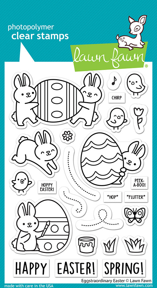 Lawn Fawn Eggstraordinary Easter Clear Stamps lf3077