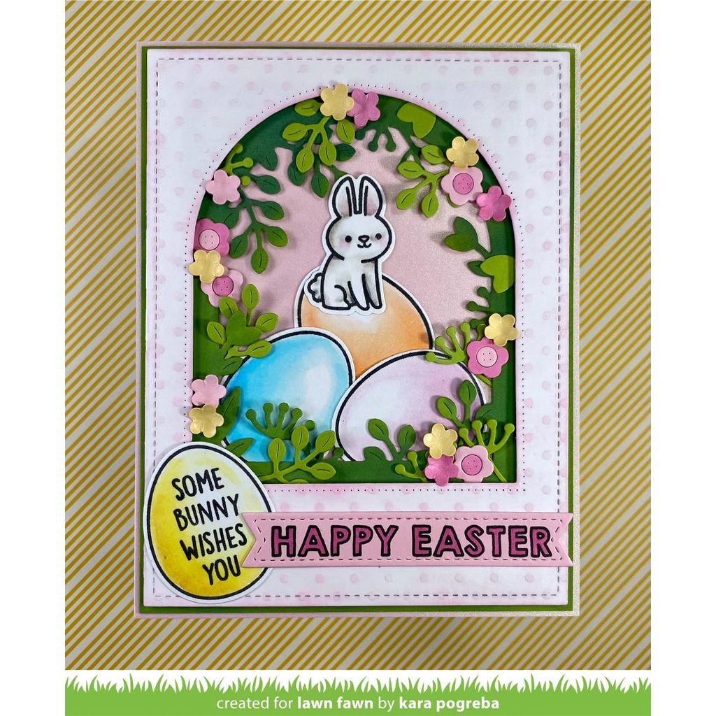 Lawn Fawn Eggstraordinary Easter Add-On Clear Stamps lf3079 easter bunny card | color-code:ALT1