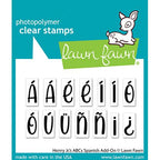Lawn Fawn Henry Jr's ABCs Spanish Add-On Clear Stamps lf3083