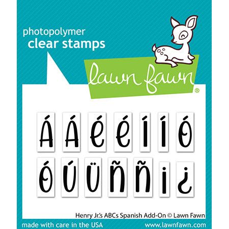 Lawn Fawn Henry Jr's ABCs Spanish Add-On Clear Stamps lf3083