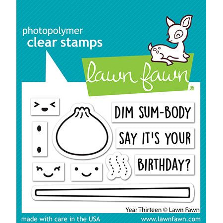 Lawn Fawn Year Thirteen Clear Stamps lf3084