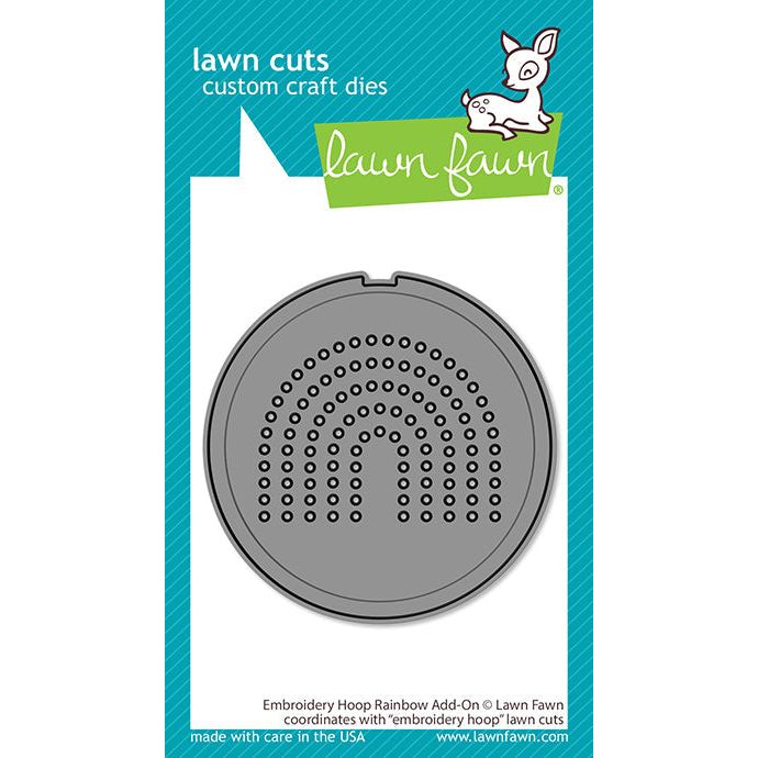 Lawn Fawn Embroidery Hoop Rainbow Add-On Die lf3094
