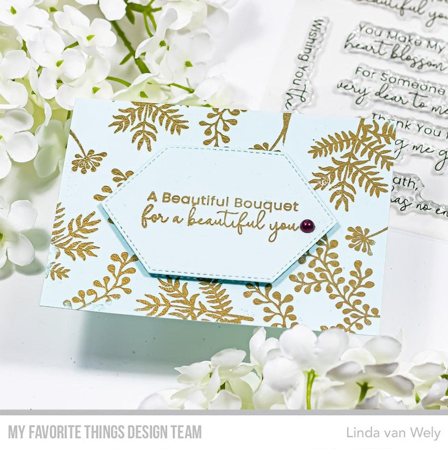 My Favorite Things Word Bouquet Clear Stamps cs780 Beautiful Bouquet | color-code:alt1
