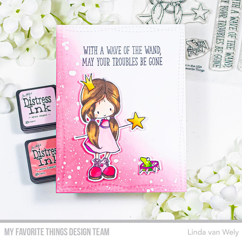 My Favorite Things You Deserve The Royal Treatment Clear Stamps ti019 Wave of the Wand | color-code:ALT02
