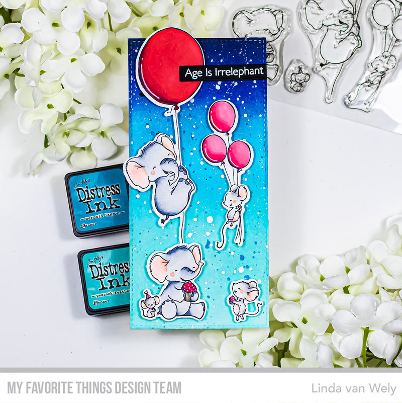 My Favorite Things Unforgettable Birthday Clear Stamps sy56 Age is Irrelephant | color-code:ALT03