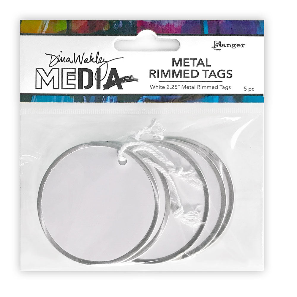 Dina Wakley Metal Rimmed Tags Media Ranger mda82491