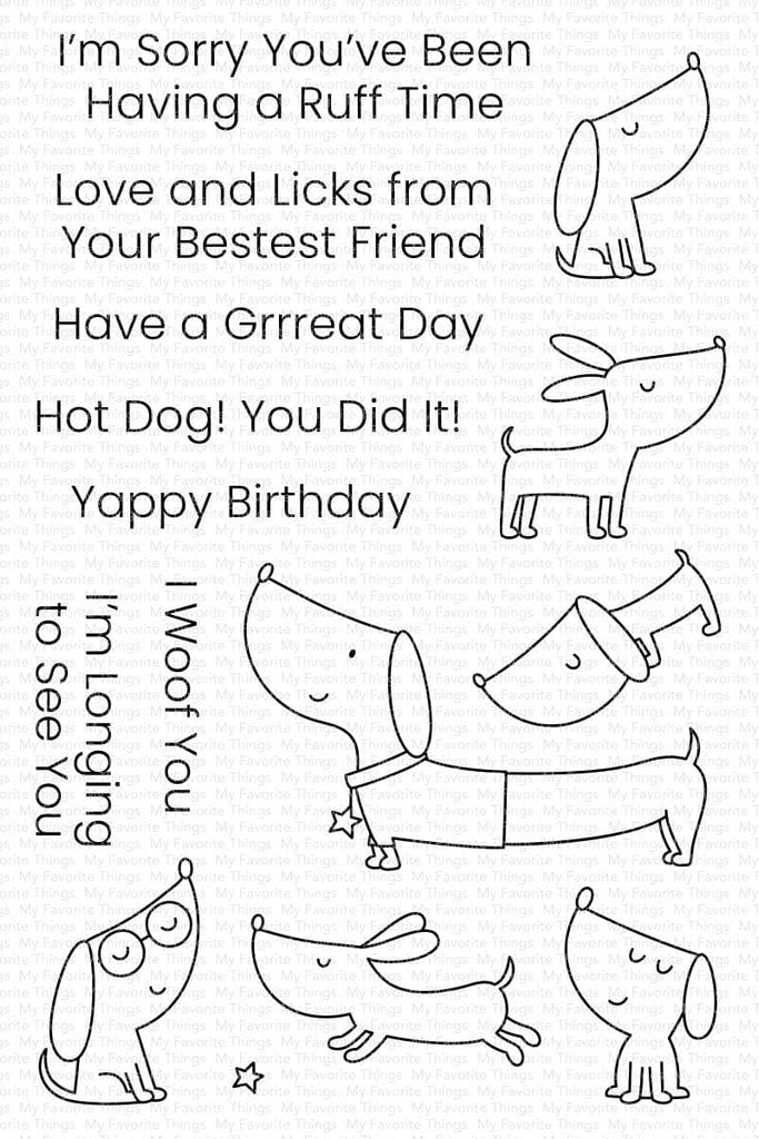 My Favorite Things Hot Dog! Clear Stamps cs680