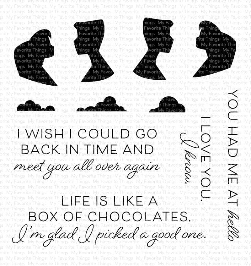 My Favorite Things At The Movies Romance Clear Stamps cs775