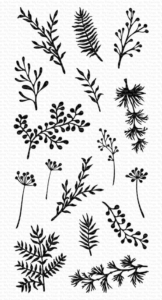 My Favorite Things Fresh Foliage Clear Stamps cs782