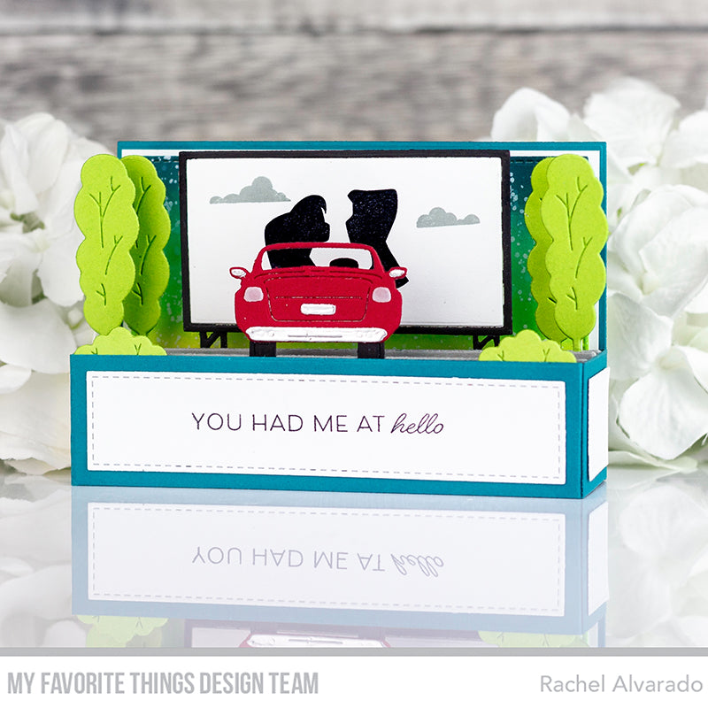 My Favorite Things At The Movies Romance Clear Stamps cs775 3D Movie Drive In | color-code:alt3