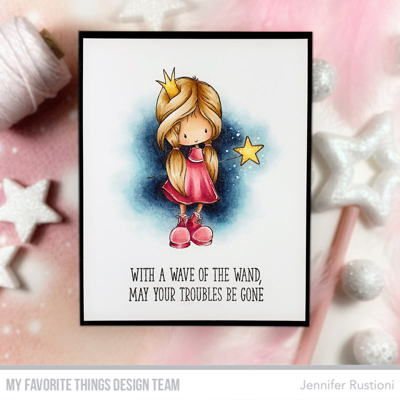 My Favorite Things You Deserve The Royal Treatment Clear Stamps ti019 Encouragement Card | color-code:ALT03