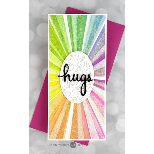 PinkFresh Studio Floral Harmony Die 106821 Yasmin Diaz Card Jennifer McGuire Card