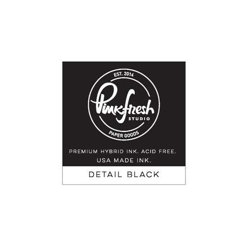 Pinkfresh Studio Detail Black Hybrid Ink Pad Cube pfhic013