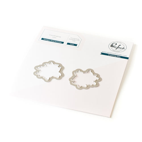 Pinkfresh Studio Hexagon Floral Bunches Die Set pfcrc1320
