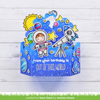 Lawn Fawn Platform Pop-Up Cloud Inserts Dies lf3092 Out of This World 3D Card