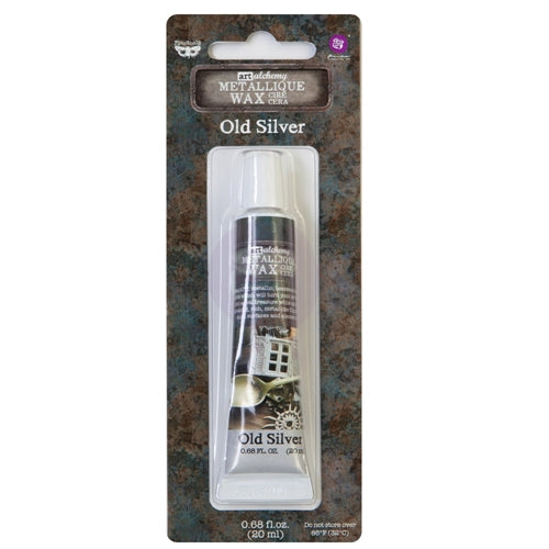 Prima Marketing Old Silver Finnabair Art Alchemy Metallique Wax 963996