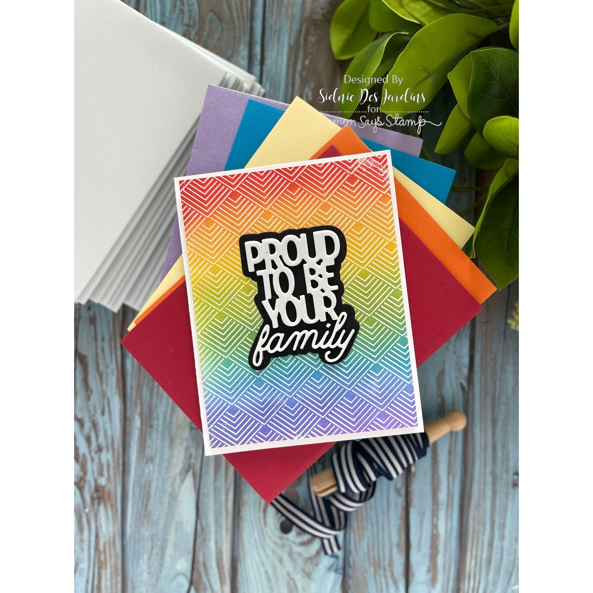 Simon Says Stamp Proud To Be Your Wafer Dies sssd112819