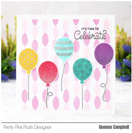 Birthday Balloon Stamps