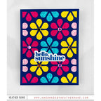 Simon Says Stamp! Simon Says Stamp FAB FLORAL PLATE Wafer Die s808 Hello Card Heather Ruwe | color-code:ALT9
