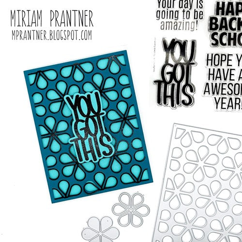 Simon Says Stamp! Simon Says Stamp FAB FLORAL PLATE Wafer Die s808 You Got This Card Miriam Prantner | color-code:ALT0