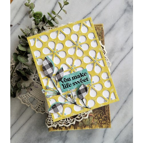Simon Says Stamp! Simon Says Stamp FAB FLORAL PLATE Wafer Die s808 You Make Life Sweet Card Rosemary Dennis | color-code:ALT8