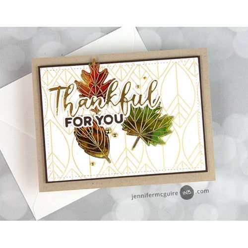 Simon Says Stamp! Simon Says Stamp Premium Heat Resistant CLEAR ACETATE SHEETS ssp1001 Thankful for You Card Jennifer McGuire | color-code:ALT2