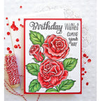 Simon Says Stamp! Simon Says Stamp Suzy's FLOWER SENTIMENTS Watercolor Prints szwcfs18 Birthday Card Suzy Plantamura