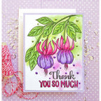Simon Says Stamp! Simon Says Stamp Suzy's FLOWER SENTIMENTS Watercolor Prints szwcfs18 Thanks So Much Card Suzy Plantamura
