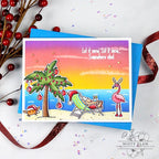 Simon Says Stamp! Simon Says Stamps and Dies WARM CHRISTMAS set584wc Holiday Sparkle Tropical Christmas Card Misty Elam | color-code:ALT0