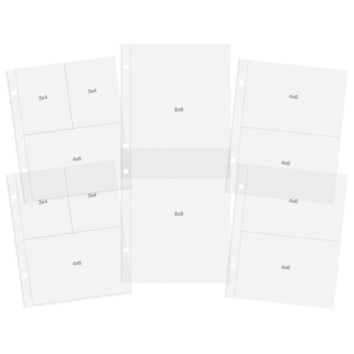 Simple Stories 6 x 8 Pocket Pages Multi Pack Snap 10439