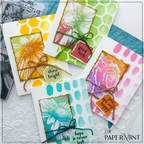 Tim Holtz Distress Oxide Ink Pad PEACOCK FEATHERS Ranger TDO56102 Bold Botanicals Cards | color-code:ALTN4