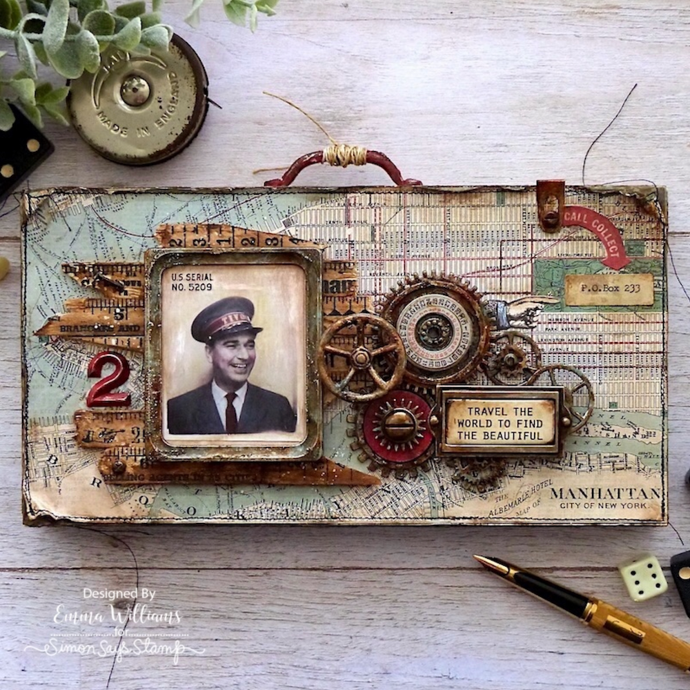Tim Holtz Idea-ology RULER PIECES Findings TH93565 Travel the world | color-code:ALT02