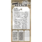 Tim Holtz MINI STENCIL SET 20 MST020
