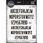 Tim Holtz Sizzix ALPHANUMERIC THEORY Thinlits Dies 665924