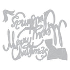Tim Holtz Sizzix CHRISTMAS RIBBON Thinlits Dies 664196 line art