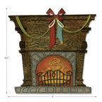 Tim Holtz Sizzix FIRESIDE Thinlits Dies 664193 dimensions