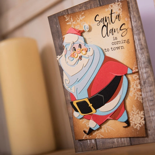 Tim Holtz Sizzix JOLLY ST. NICKS Colorize Thinlits Dies 664198 coming to town