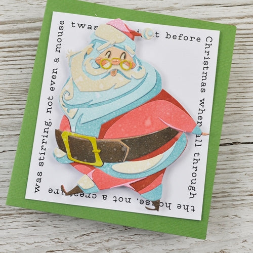Tim Holtz Sizzix Jolly St. Nick Colorize Thinlits Dies 664198