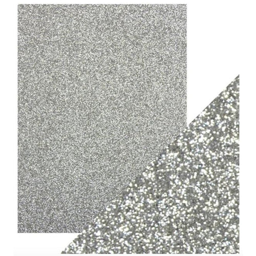 Tonic Silver Screen 8.5 x 11 Glitter Cardstock 9961e
