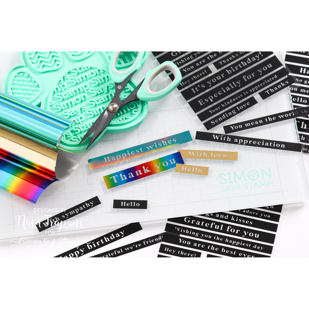 Simon Says Stamp Sentiment Strips Everyday Acetate sssg131136  | color-code:ALT00