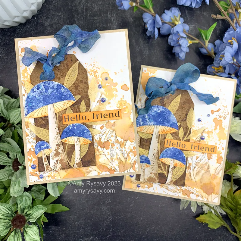 Simon Says Stamp Sentiment Strips Friendship sssg131127 Miss You Mushrooms Card | color-code:ALT02