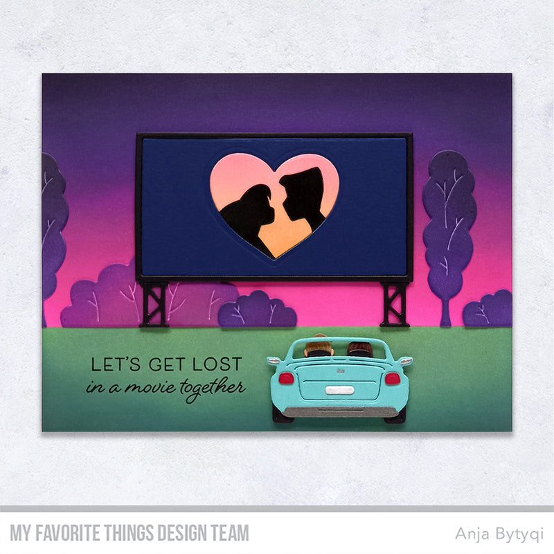 My Favorite Things At The Movies Romance Clear Stamps cs775 Drive In Movie | color-code:alt1
