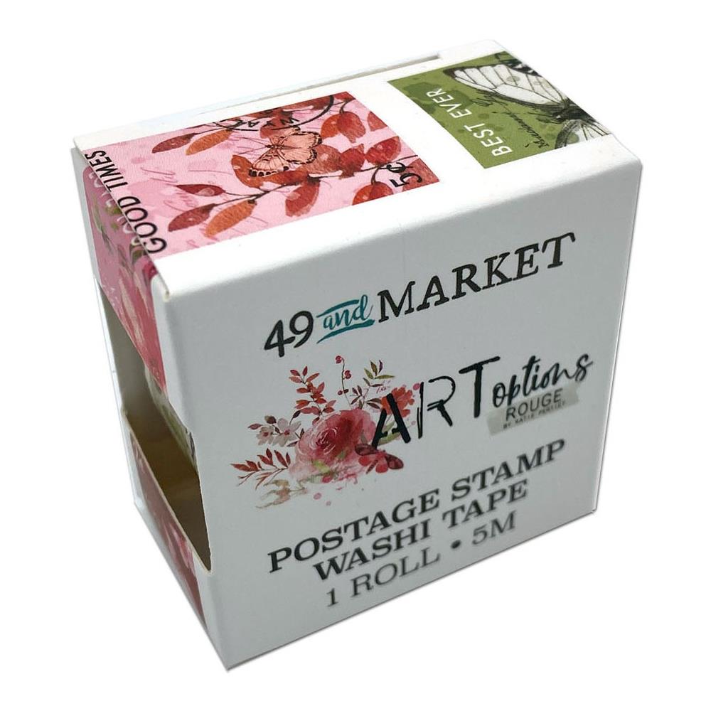 49 and Market ARTOPTIONS ROUGE POSTAGE Washi Tape Roll AOR-39470