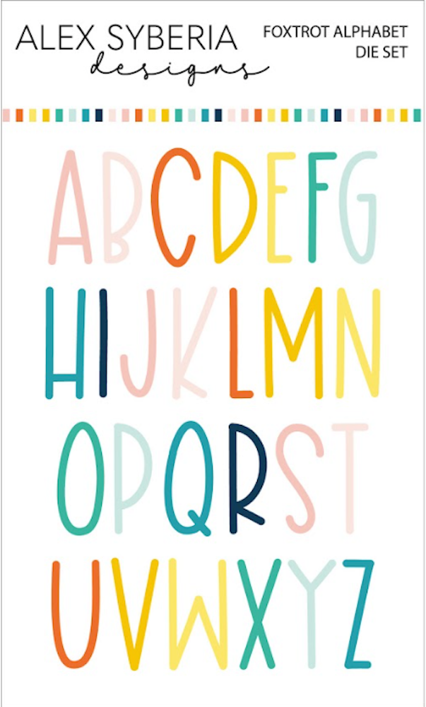 Alex Syberia Designs Foxtrot Alphabet Die Set asdd62