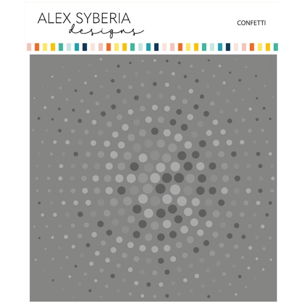 Alex Syberia Designs Confetti Stencil Set asdste67